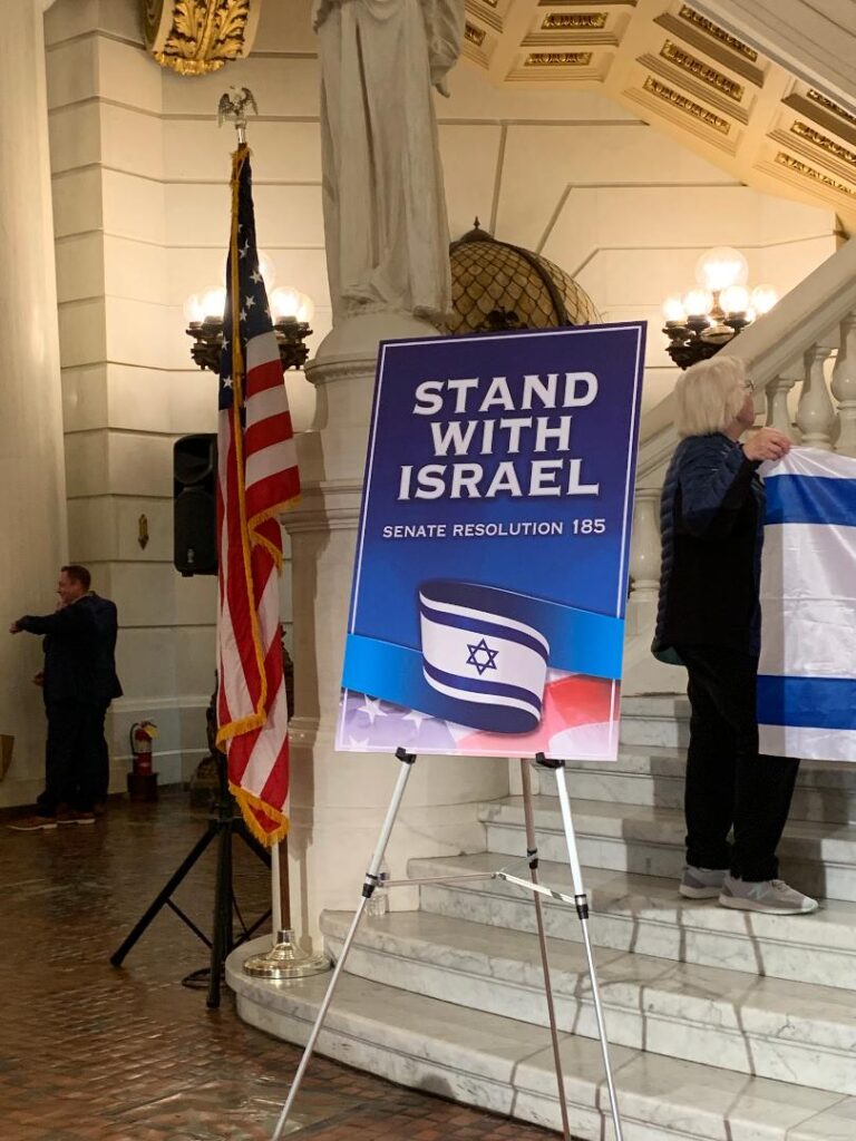 Stand with Israel Resolution. at the capital  10/18/23